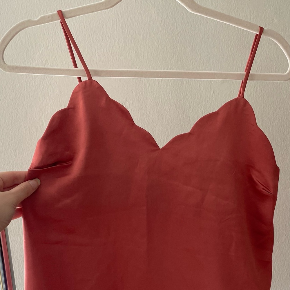 Satin top copper color